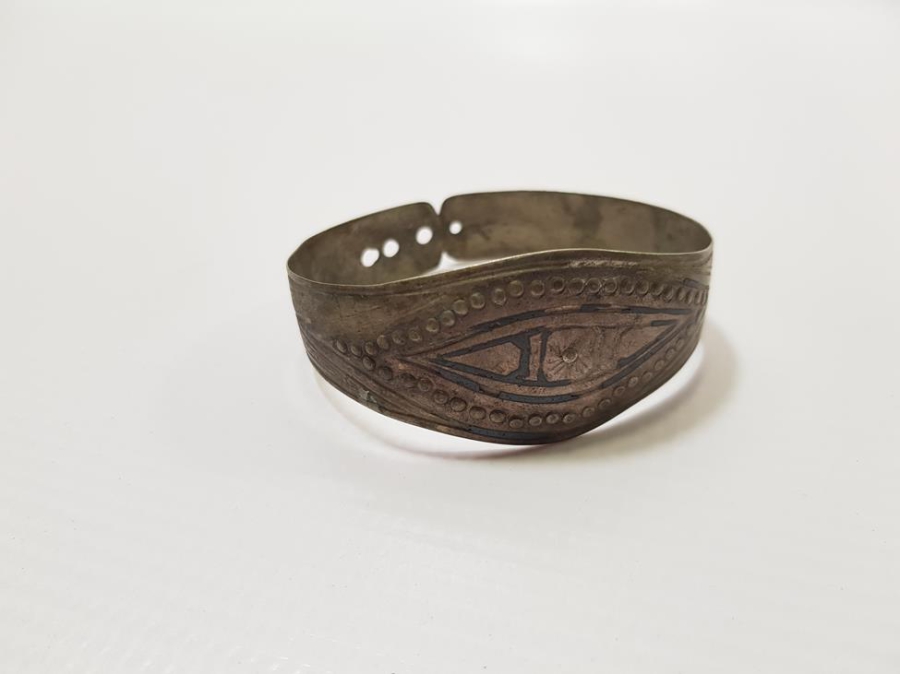 OSMANLI DÖNEMİ GÜMÜŞ NAZAR BİLEZİĞİ