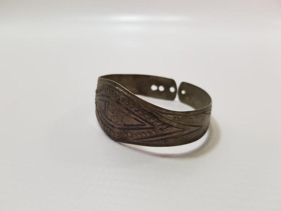 OSMANLI DÖNEMİ GÜMÜŞ NAZAR BİLEZİĞİ