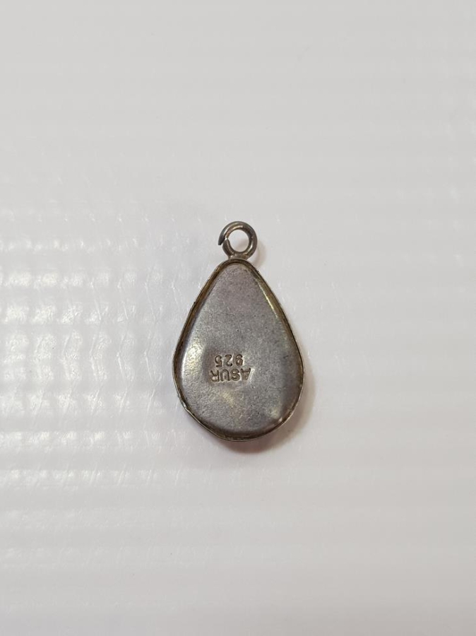 GÜMÜŞ CEVŞENİ KEBİR KOLYE UCU