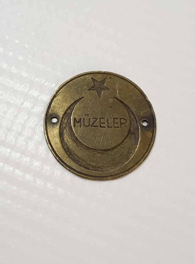 MÜZELER YAZILI AY YILDIZLI ÇOK NADİR JETON