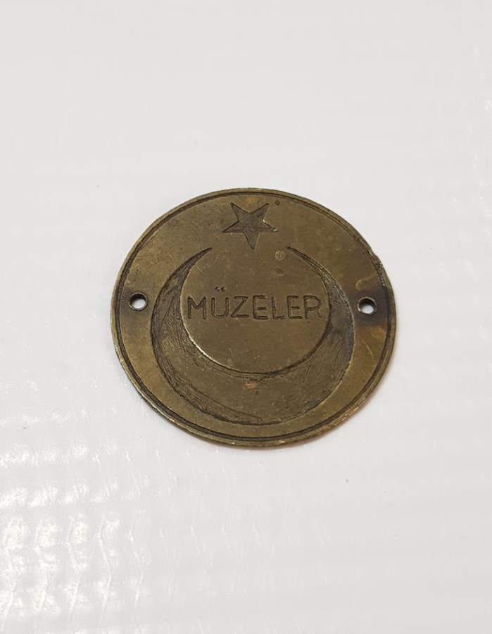 MÜZELER YAZILI AY YILDIZLI ÇOK NADİR JETON