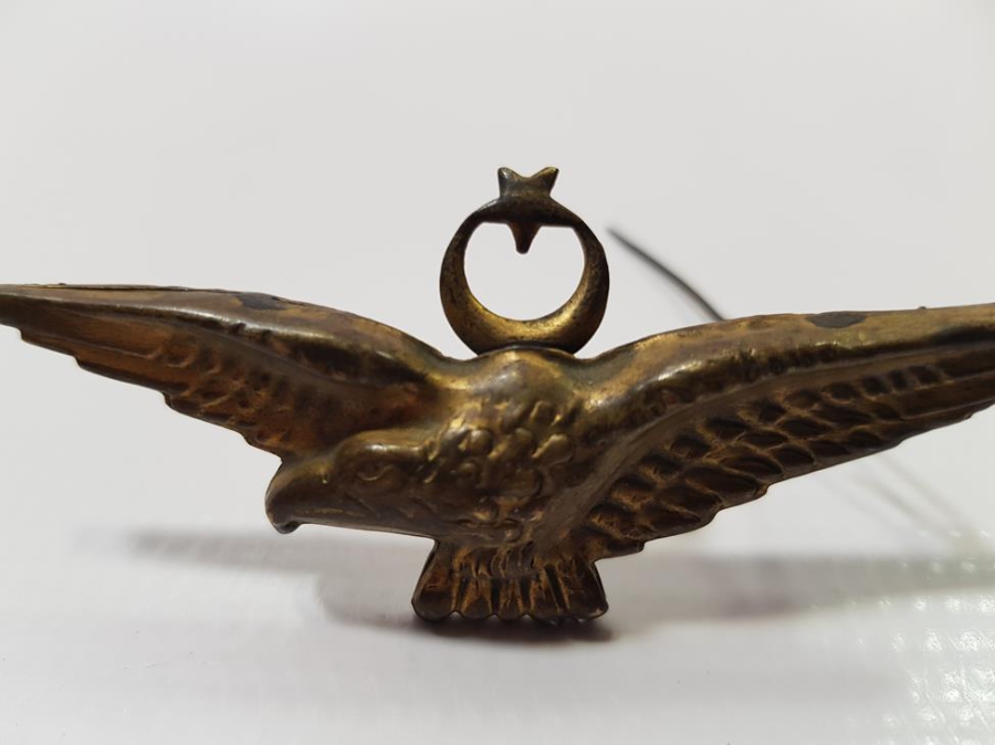 CUMHURİYET İLK DÖNEM ÇOK NADİR PİLOT ŞAPKA KOKARTI