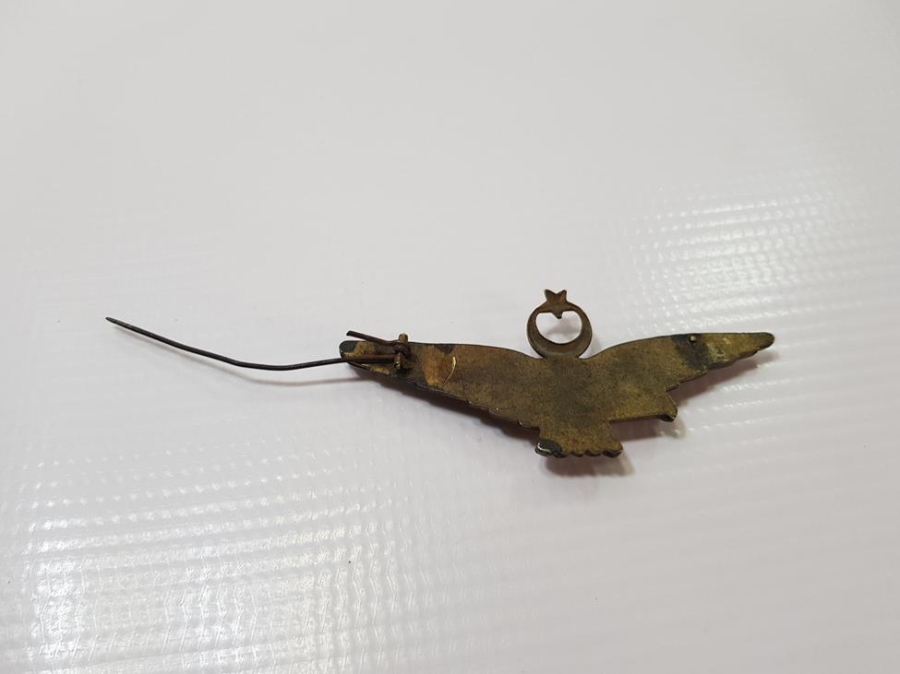 CUMHURİYET İLK DÖNEM ÇOK NADİR PİLOT ŞAPKA KOKARTI