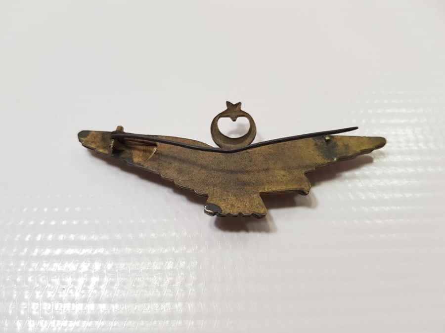 CUMHURİYET İLK DÖNEM ÇOK NADİR PİLOT ŞAPKA KOKARTI