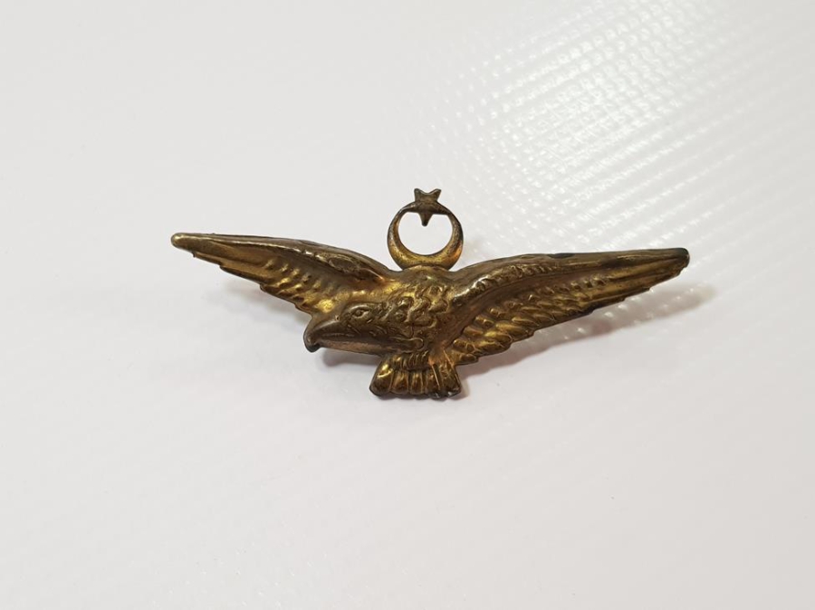 CUMHURİYET İLK DÖNEM ÇOK NADİR PİLOT ŞAPKA KOKARTI