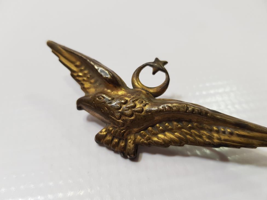 CUMHURİYET İLK DÖNEM ÇOK NADİR PİLOT ŞAPKA KOKARTI