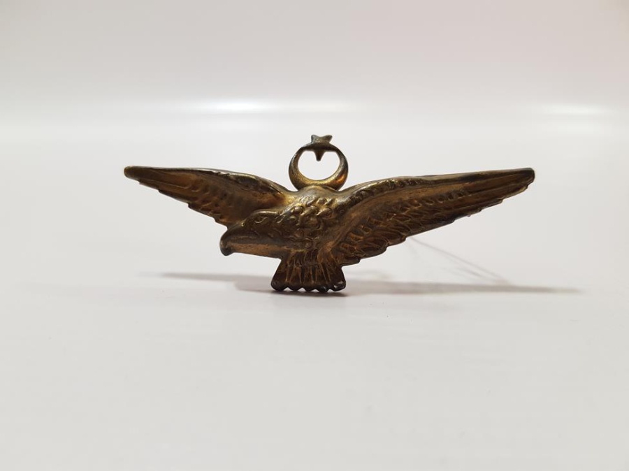 CUMHURİYET İLK DÖNEM ÇOK NADİR PİLOT ŞAPKA KOKARTI