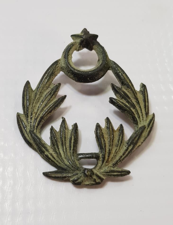 1. DÜNYA SAVAŞI OSMANLI SUBAY ŞAPKA KOKARTI