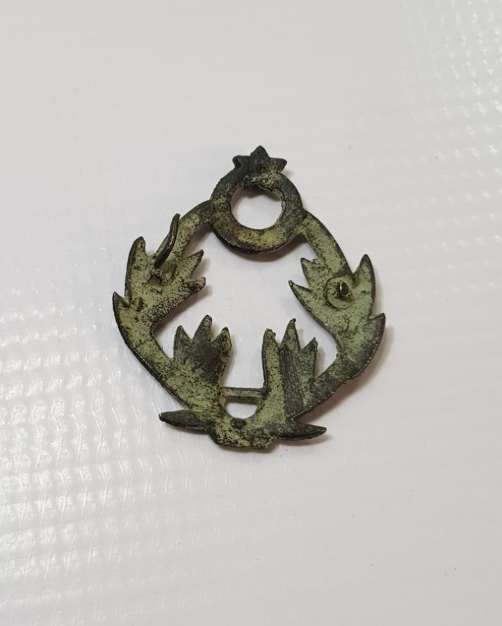 1. DÜNYA SAVAŞI OSMANLI SUBAY ŞAPKA KOKARTI