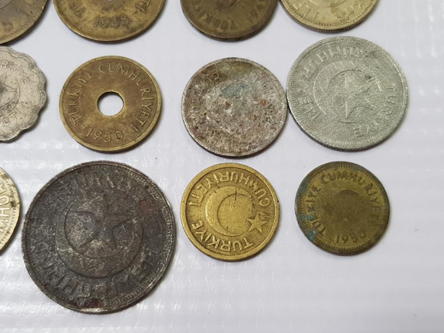 1940'LI YILLARA AİT TC MADENİ PARA LOTU