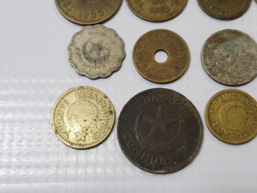 1940'LI YILLARA AİT TC MADENİ PARA LOTU