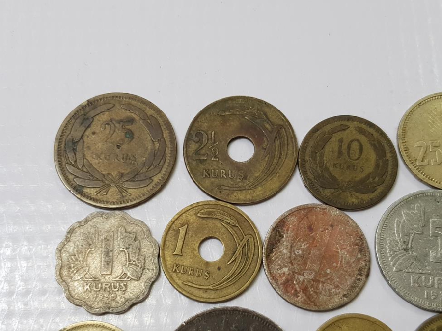 1940'LI YILLARA AİT TC MADENİ PARA LOTU