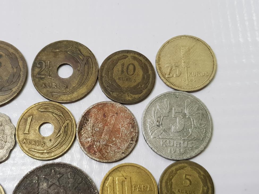 1940'LI YILLARA AİT TC MADENİ PARA LOTU