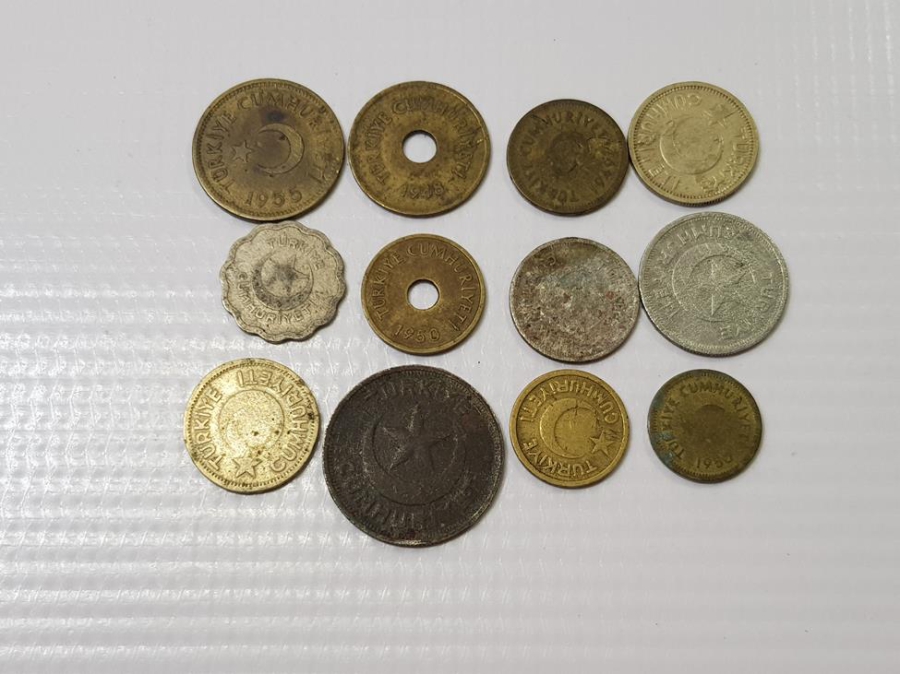 1940'LI YILLARA AİT TC MADENİ PARA LOTU