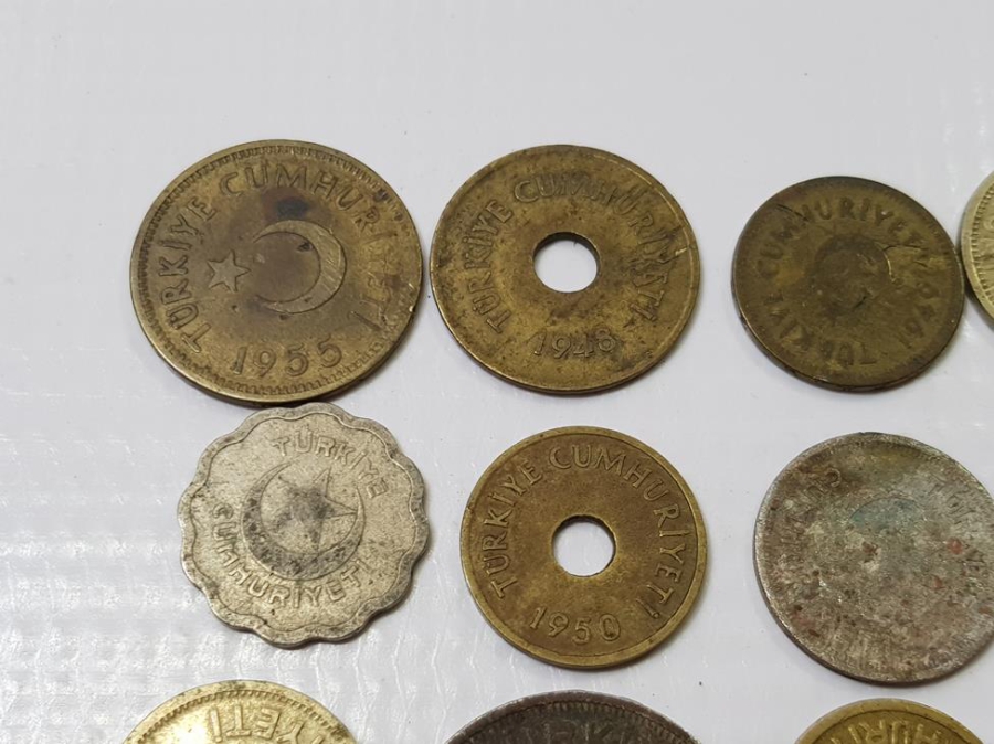 1940'LI YILLARA AİT TC MADENİ PARA LOTU