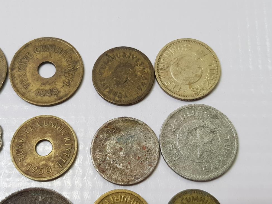 1940'LI YILLARA AİT TC MADENİ PARA LOTU