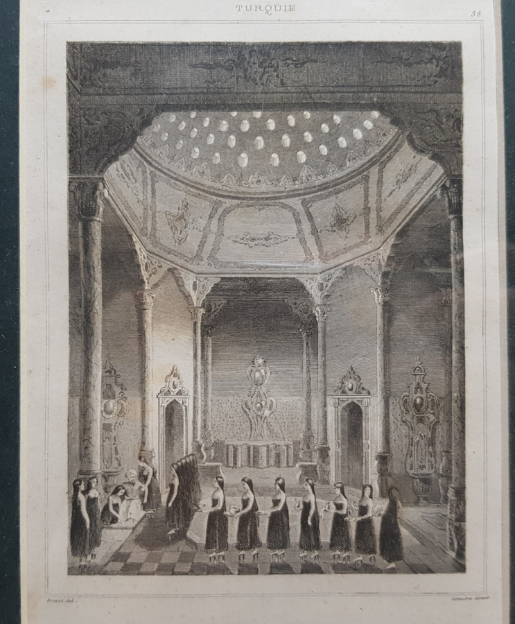 HAREM GÖRSELLİ OSMANLI DÖNEMİ GRAVÜR