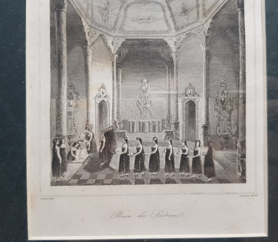 HAREM GÖRSELLİ OSMANLI DÖNEMİ GRAVÜR