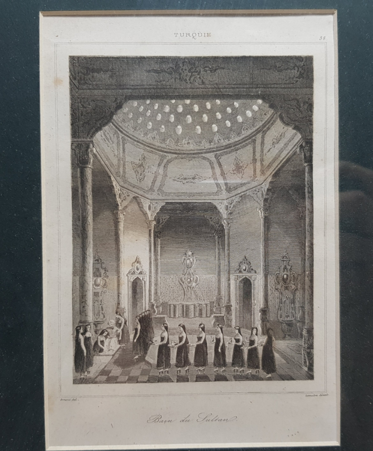 HAREM GÖRSELLİ OSMANLI DÖNEMİ GRAVÜR