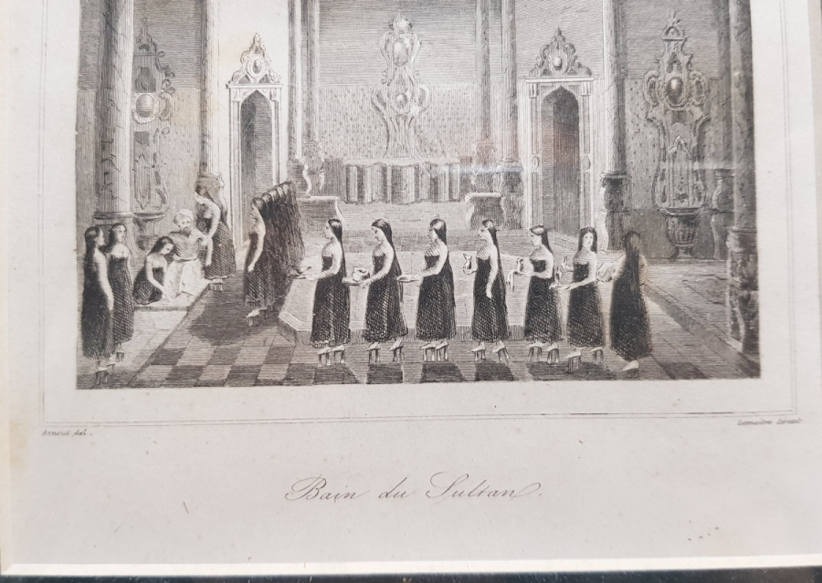 HAREM GÖRSELLİ OSMANLI DÖNEMİ GRAVÜR