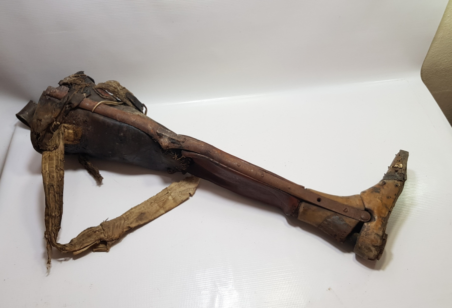 1. DÜNYA SAVAŞI DÖNEMİ ÇOK NADİR TAHTA BACAK - TAKMA BACAK