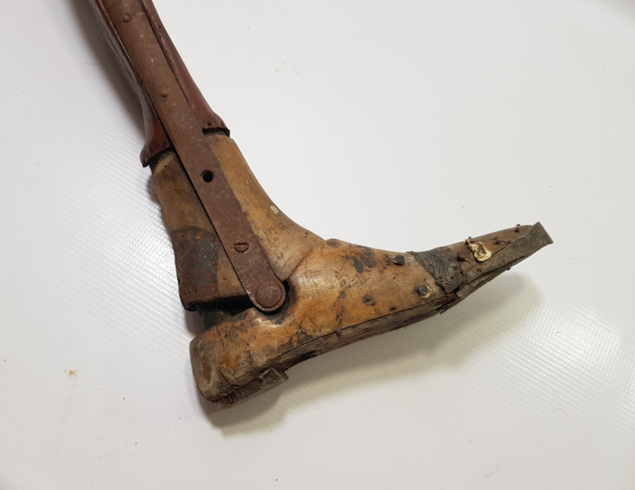 1. DÜNYA SAVAŞI DÖNEMİ ÇOK NADİR TAHTA BACAK - TAKMA BACAK