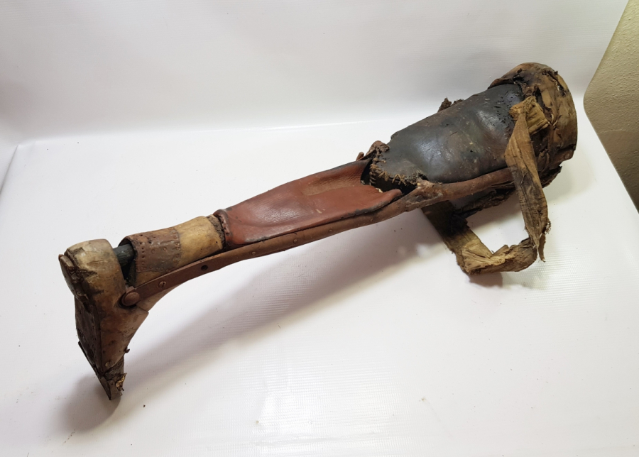 1. DÜNYA SAVAŞI DÖNEMİ ÇOK NADİR TAHTA BACAK - TAKMA BACAK