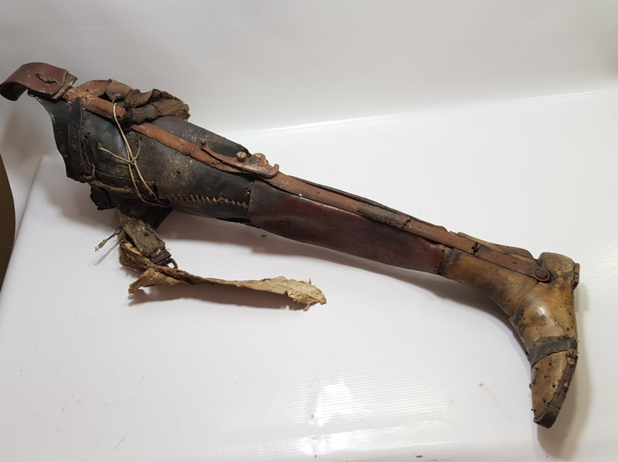 1. DÜNYA SAVAŞI DÖNEMİ ÇOK NADİR TAHTA BACAK - TAKMA BACAK