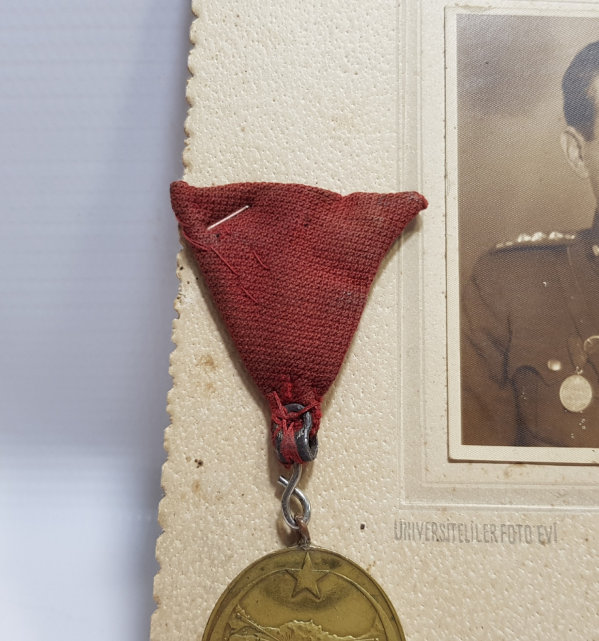 ORİJİNAL İSTİKLAL MADALYASI VE MADALYALI SUBAYLAR FOTOĞRAFI