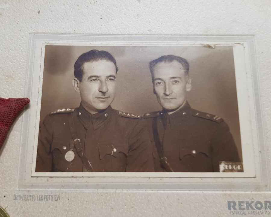 ORİJİNAL İSTİKLAL MADALYASI VE MADALYALI SUBAYLAR FOTOĞRAFI