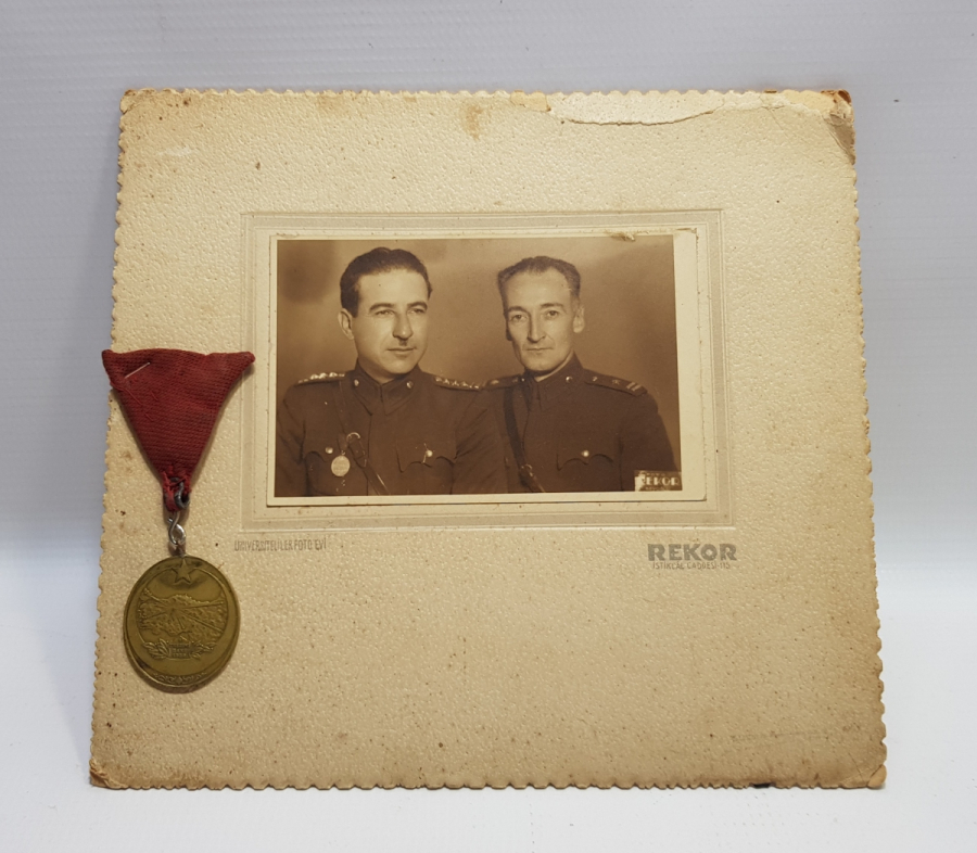 ORİJİNAL İSTİKLAL MADALYASI VE MADALYALI SUBAYLAR FOTOĞRAFI