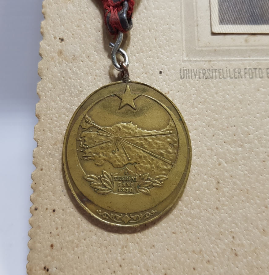 ORİJİNAL İSTİKLAL MADALYASI VE MADALYALI SUBAYLAR FOTOĞRAFI