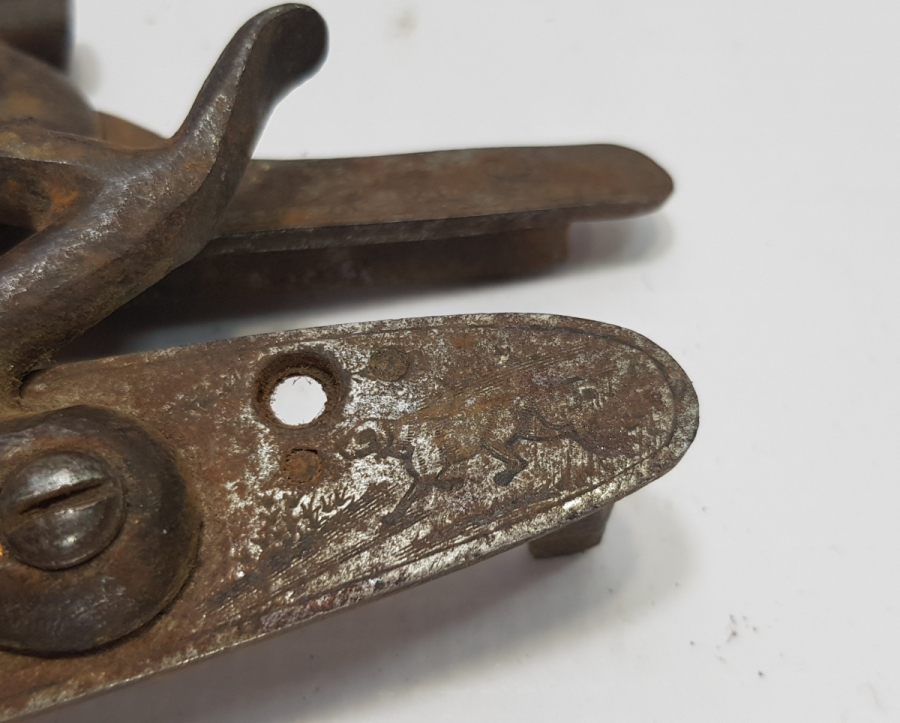 OSMANLI DÖNEMİ ÇİFT DOLMA TÜFEK ÇAKMAĞI