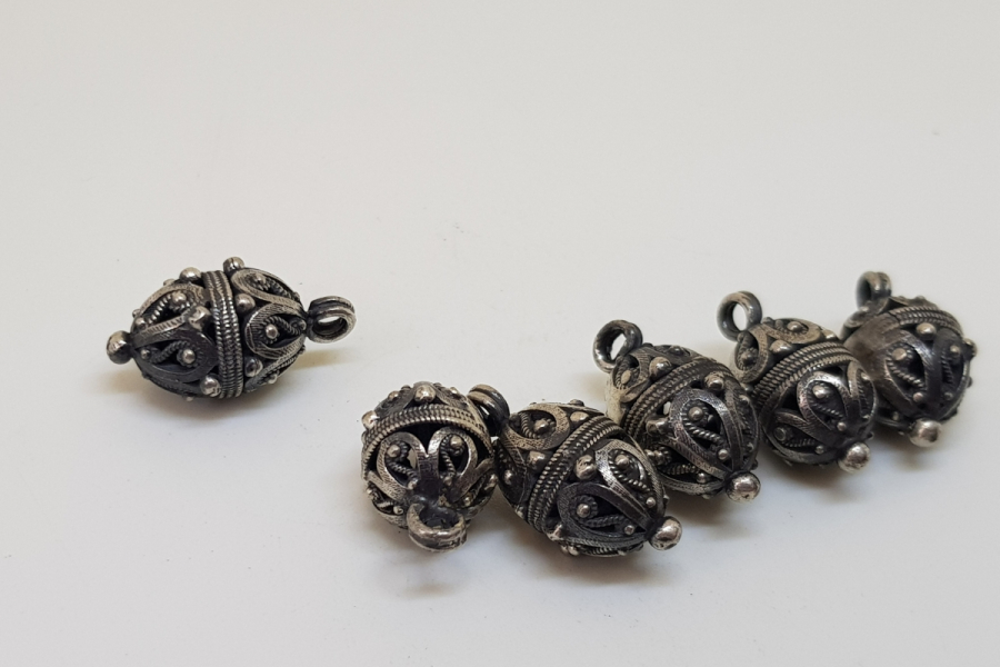 OSMANLI DÖNEMİ TELKARİ İŞÇİLİKLİ ÇOK NADİR KÖSTEK TOPLARI / KOZALARI