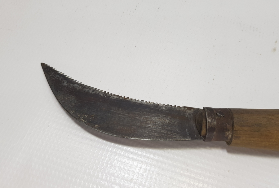 İBRAHİM USTA YAPIMI BURSA İŞİ ANTİKA BAĞ BIÇAĞI