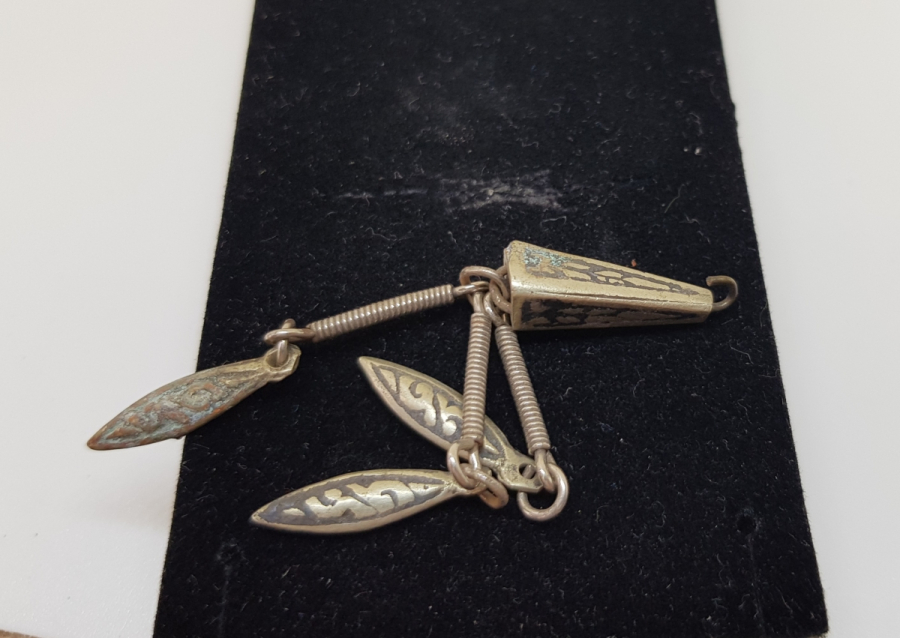 OSMANLI DÖNEMİ SAVAT İŞÇİLİKLİ TESPİH PÜSKÜLÜ