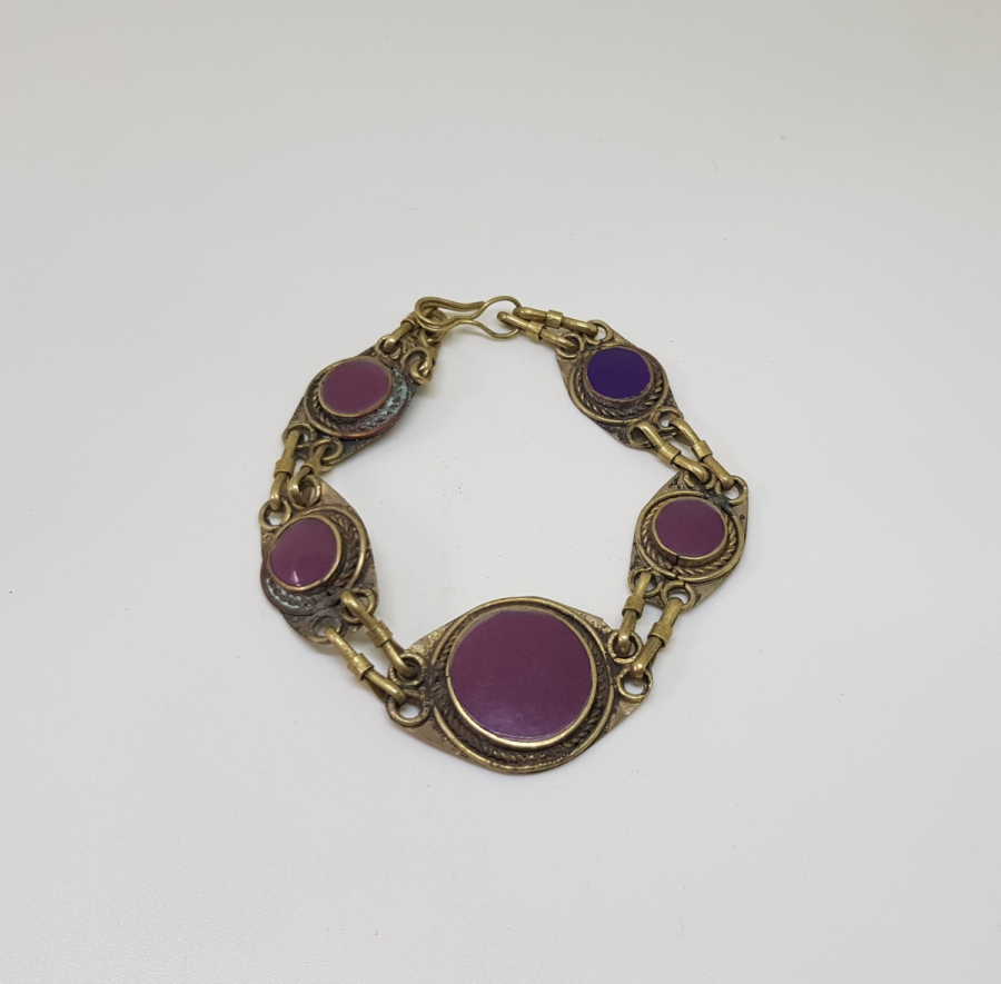 LAPİS TAŞLI TÜRKMEN İŞİ ANTİKA BİLEKLİK