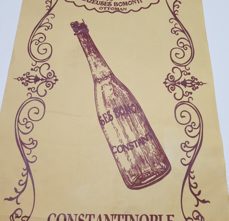 OSMANLI DÖNEMİ ÇOK NADİR BOMONTİ BİRA REKLAMI AFİŞİ