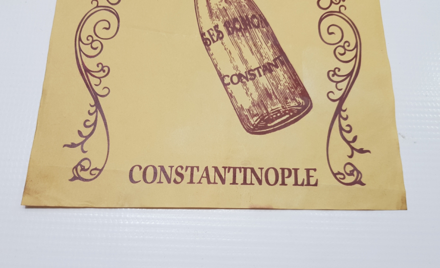 OSMANLI DÖNEMİ ÇOK NADİR BOMONTİ BİRA REKLAMI AFİŞİ