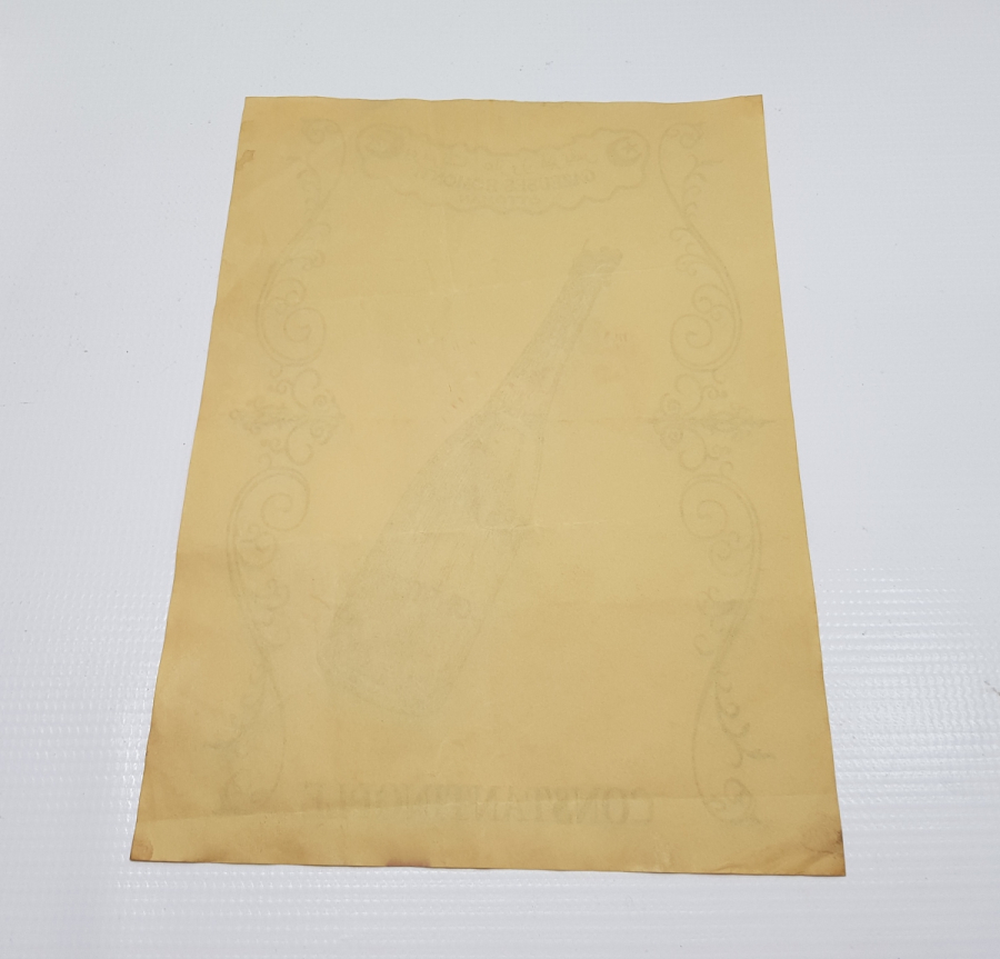 OSMANLI DÖNEMİ ÇOK NADİR BOMONTİ BİRA REKLAMI AFİŞİ