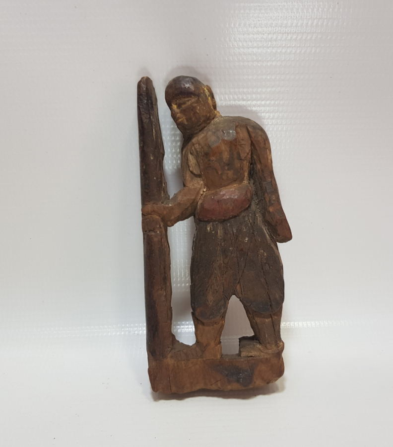 OSMANLI DÖNEMİ ÇOK NADİR ANADOLU ŞAMAN EL OYMA AHŞAP OBJE