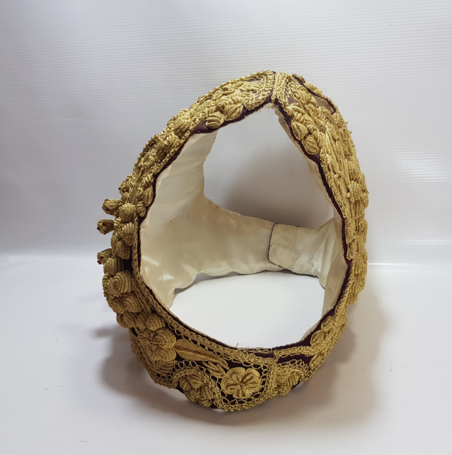 OSMANLI DÖNEMİ SIRMA İŞÇİLİKLİ ÇOK NADİR ARNAVUT GELİN CEPKENİ