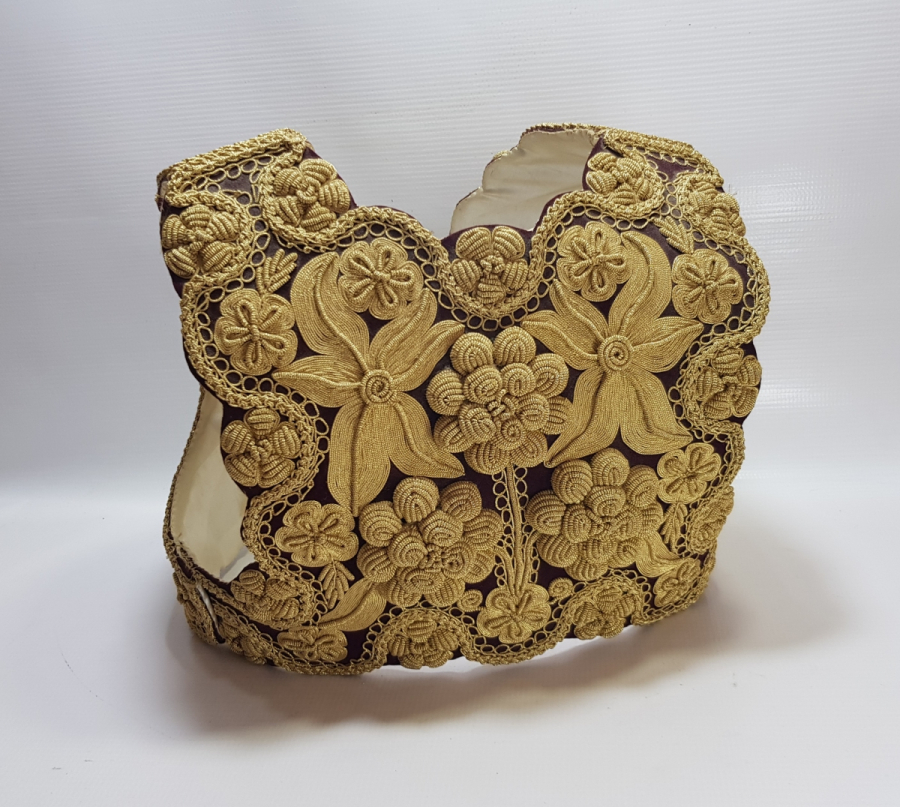 OSMANLI DÖNEMİ SIRMA İŞÇİLİKLİ ÇOK NADİR ARNAVUT GELİN CEPKENİ