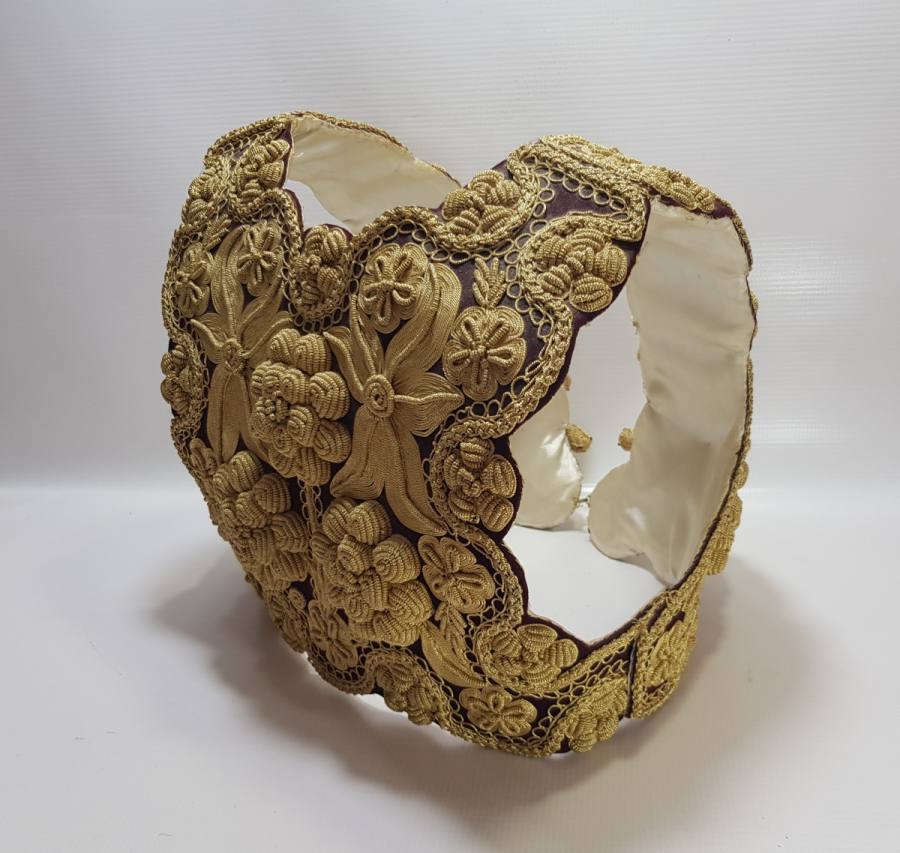 OSMANLI DÖNEMİ SIRMA İŞÇİLİKLİ ÇOK NADİR ARNAVUT GELİN CEPKENİ