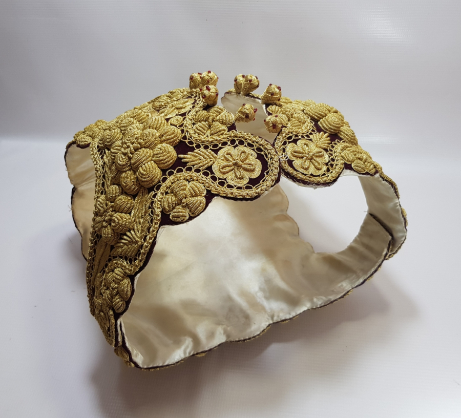 OSMANLI DÖNEMİ SIRMA İŞÇİLİKLİ ÇOK NADİR ARNAVUT GELİN CEPKENİ