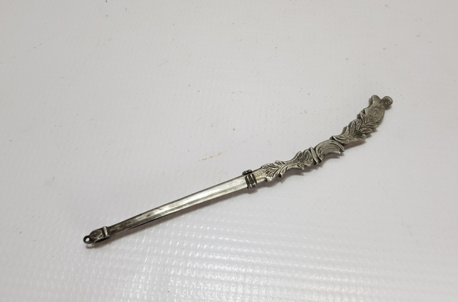 OSMANLI DÖNEMİ ÇOK NADİR TEKKE İŞİ GÜMÜŞ NARGİLE KÖZ MAŞASI