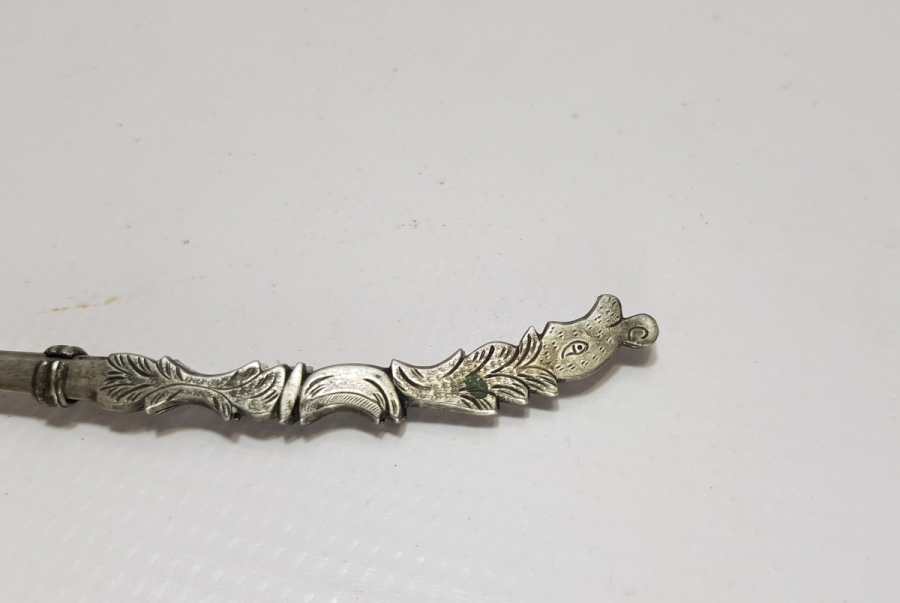 OSMANLI DÖNEMİ ÇOK NADİR TEKKE İŞİ GÜMÜŞ NARGİLE KÖZ MAŞASI
