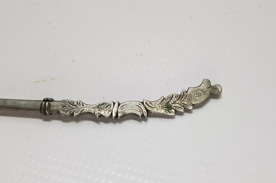 OSMANLI DÖNEMİ ÇOK NADİR TEKKE İŞİ GÜMÜŞ NARGİLE KÖZ MAŞASI