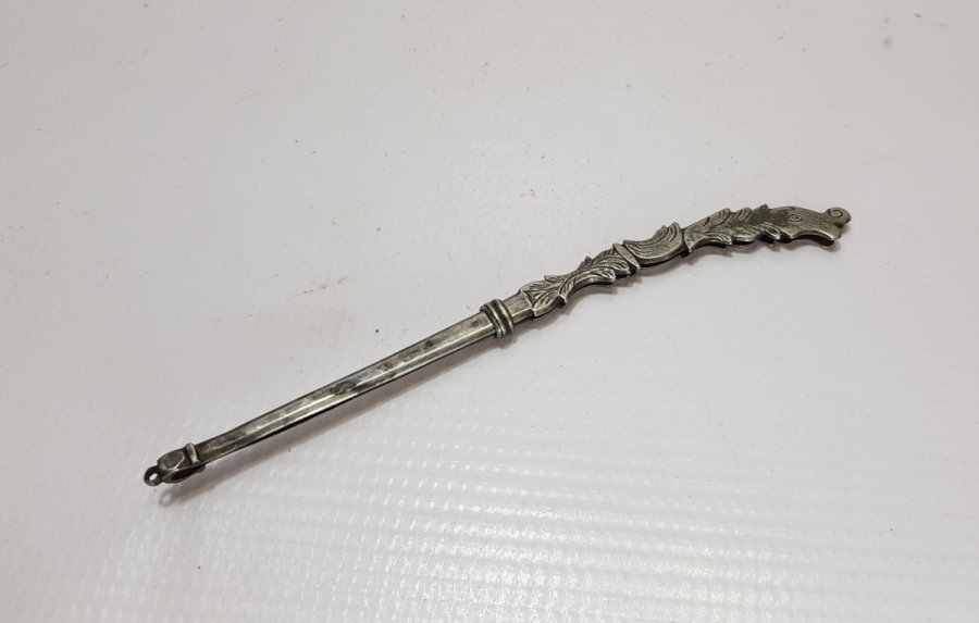 OSMANLI DÖNEMİ ÇOK NADİR TEKKE İŞİ GÜMÜŞ NARGİLE KÖZ MAŞASI