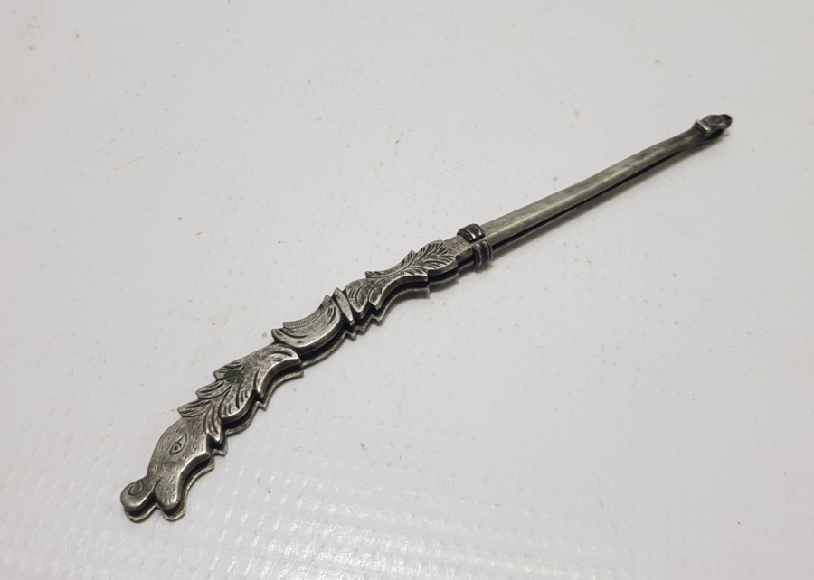 OSMANLI DÖNEMİ ÇOK NADİR TEKKE İŞİ GÜMÜŞ NARGİLE KÖZ MAŞASI